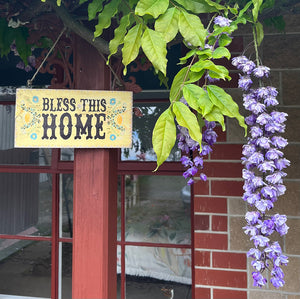 I loved this sign from Natural Life so much that I hung one up on our new home too