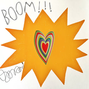 "My heart is yelling, hot and loud; this is when my heart is mad"