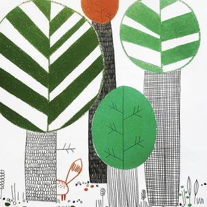 "On a walk with Grandpa, I spotted lots of treasures to add to my chest; leaves of all colours, a beautiful sunrise, and a few acorns too"