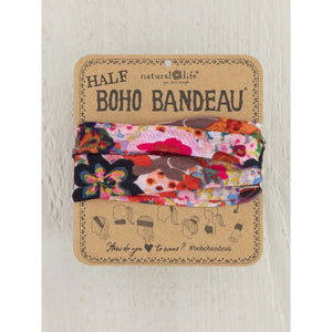 Half Boho Bandana - Meadow Light Pink