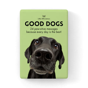 24 affirmation cards titled Good Dogs