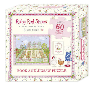 Ruby Red Shoes 60 piece jigsaw puzzle and book