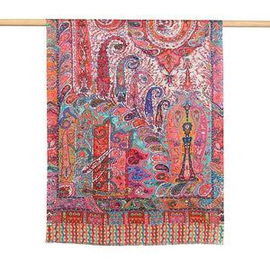 The Valli Paisley scarf has a touch of India in its design