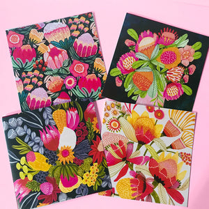 Greeting Card - Wild Proteas