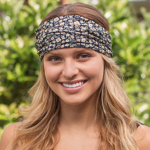 This Boho bandana can be worn 9 different ways including as a head band