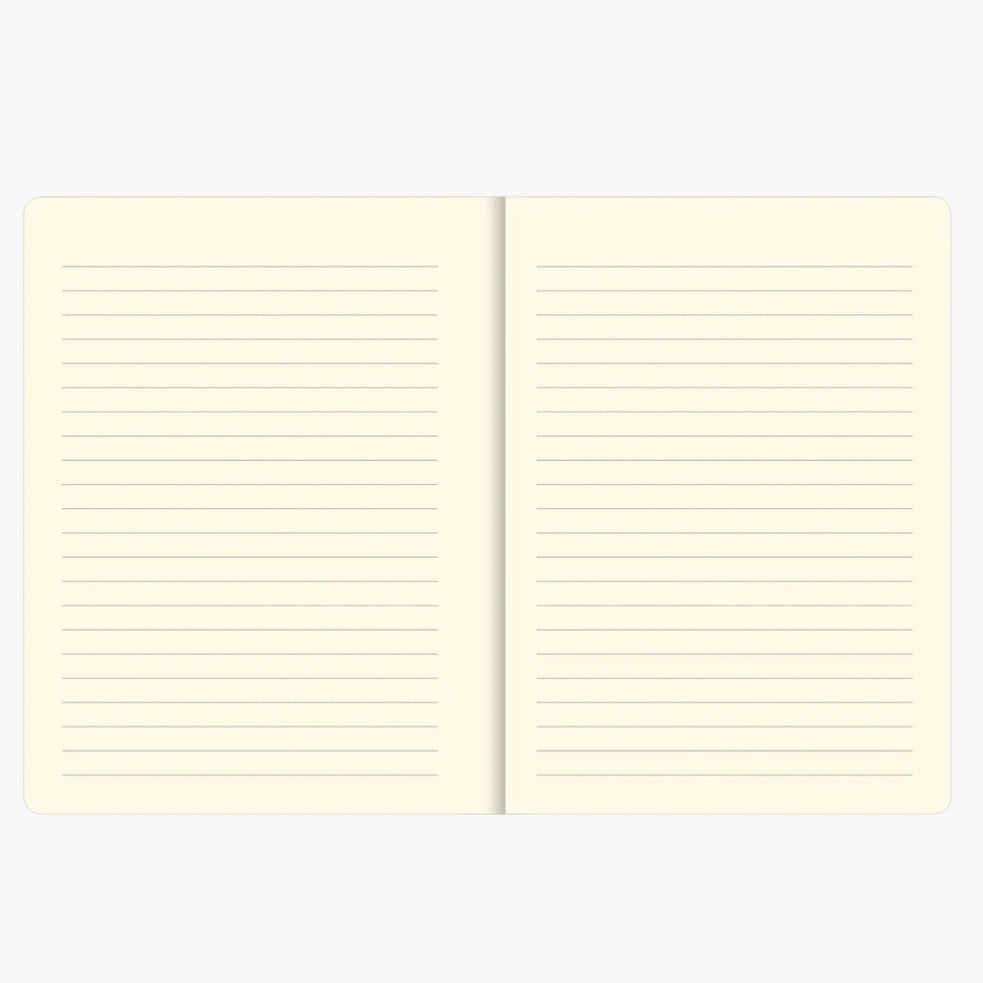 The Tree of Life journal has crisp writing pages, premium 120 gsm paper that takes pen or pencil beautifully,  paper that is acid free and of archival quality, and light grey lines which subtly guide your writing