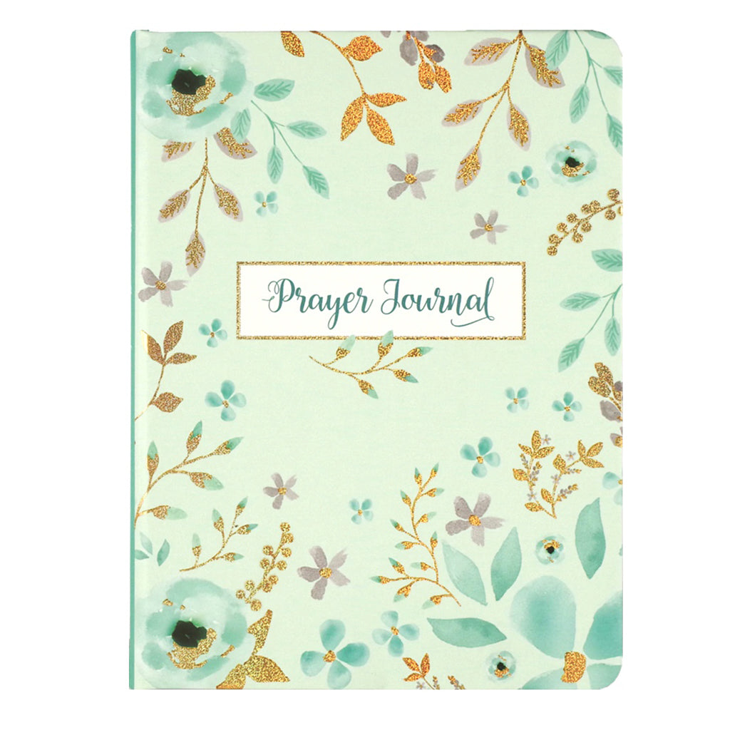 This Prayer journal from Peter Pauper Press has a lovely cover of flowers and leaves with beautiful foil-enhancements