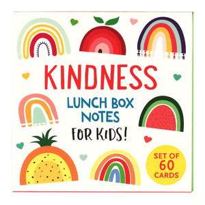 This set of 60 Kindness Lunch box Notes for kids  contains colourful designs which are combined with quotations about kindness to encourage kids and help them be the best they can be