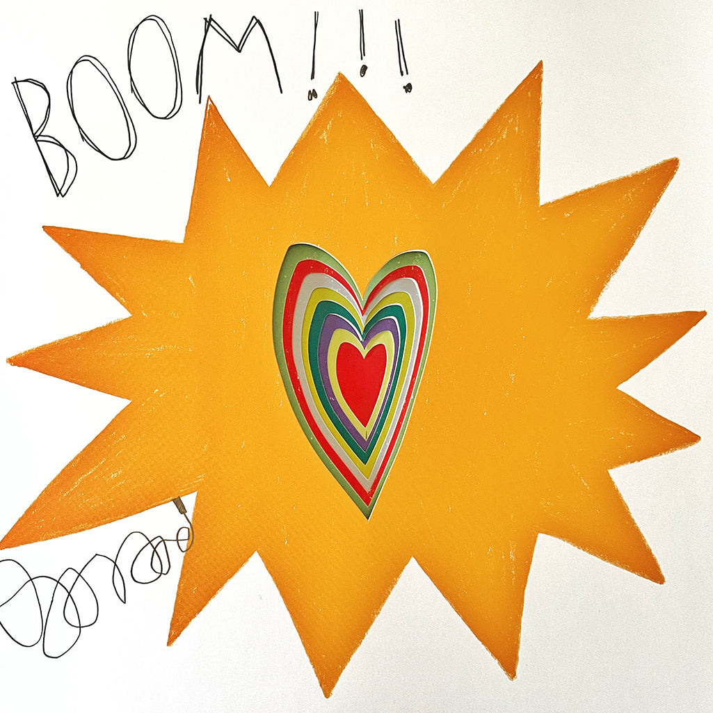 "My heart is yelling, hot and loud; this is when my heart is mad"