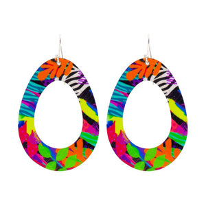 Stunning Art Hoop earrings designed by Jenny Riley