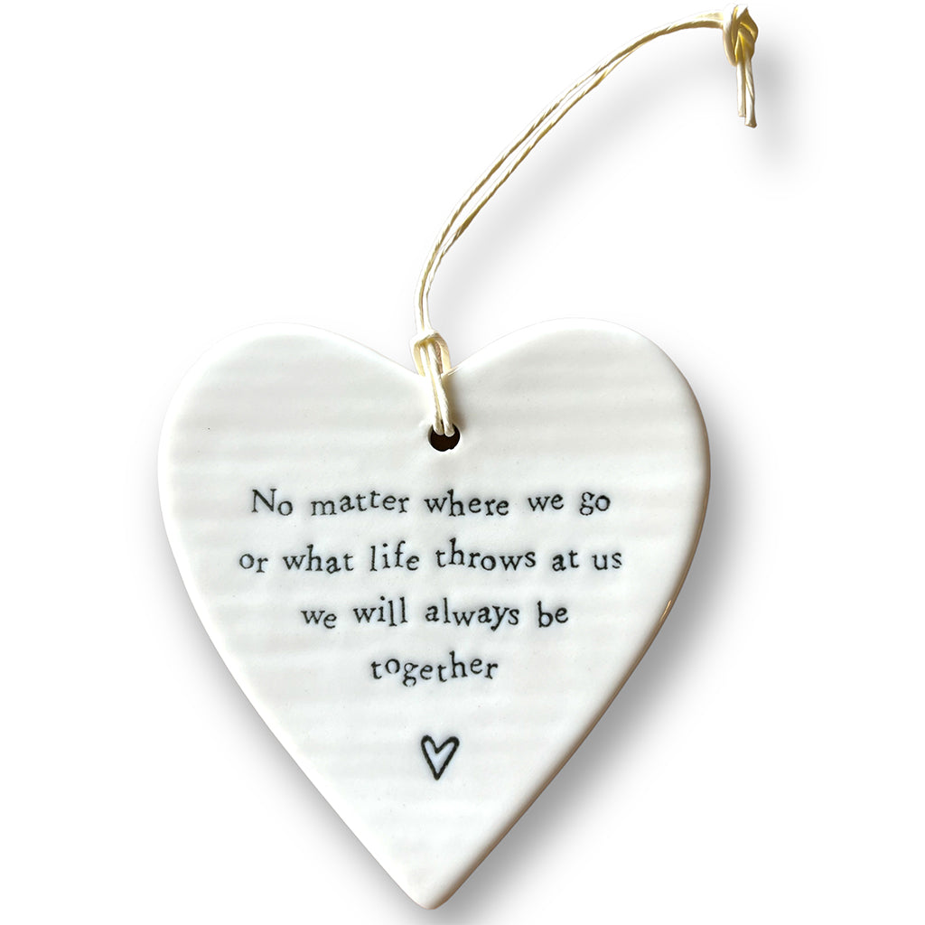 Porcelain Hanging Heart