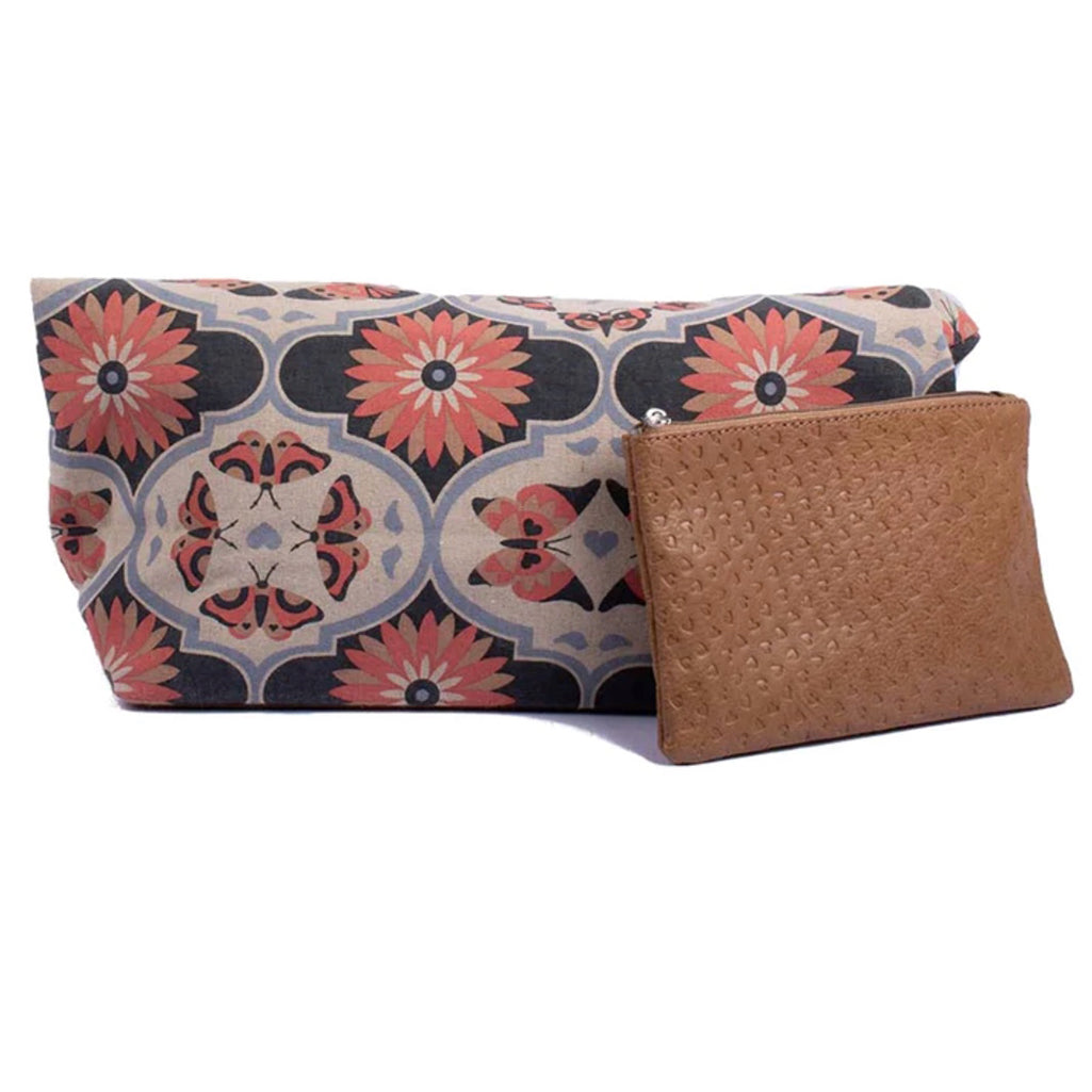 Our Cafe Bag is made from canvas and PU and has a butterfly mandala design